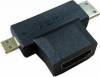 HDMI female - micro HDMI / mini HDMI male (FTT14-021)